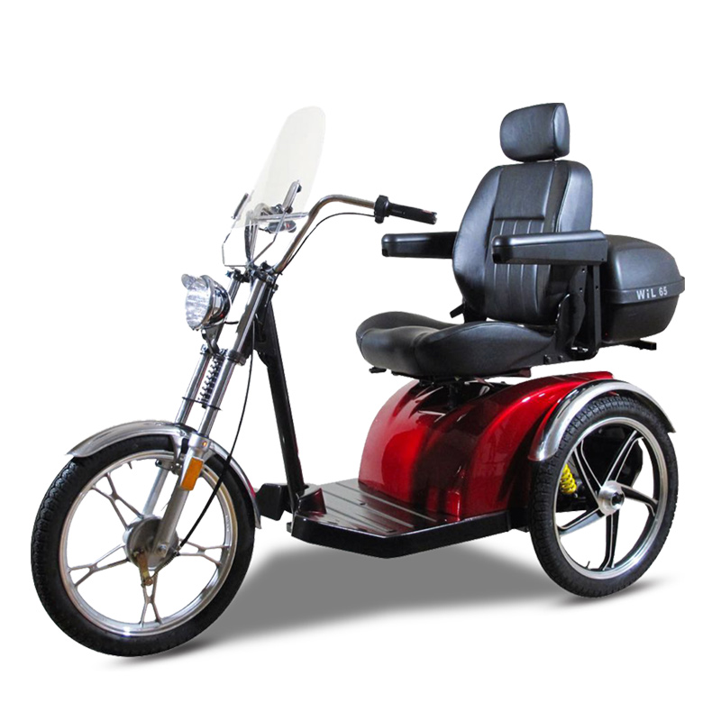 S33 Scooter Leictreach 3 roth dearg do dhaoine scothaosta