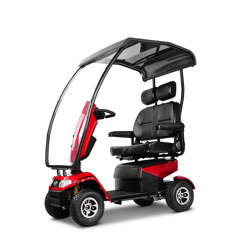 S70D Plus Praghas Monarcha 13inch 24V 1000W Scooter Leictreach Foldable Ceithre Scúdar cumhachtach ceithre roth le suíochán